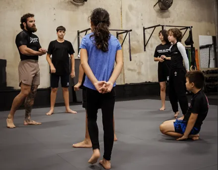 HYR Grappling kids training in summer program